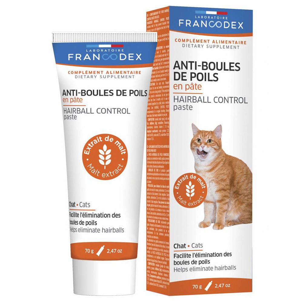 Francodex hairball control paste 70g hairball prevention