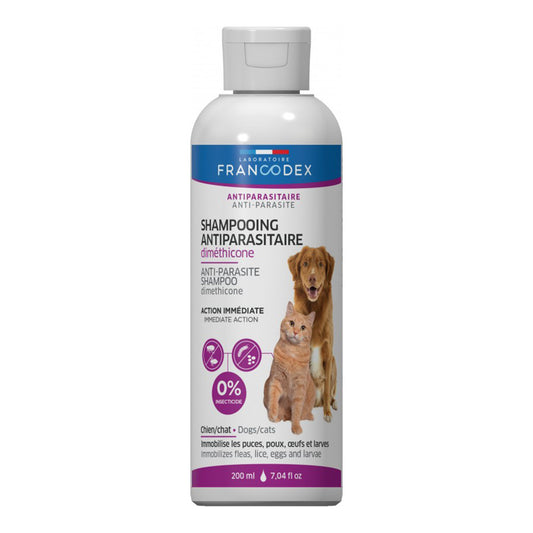 Francodex Anti-Parasite Dimethicone punkki shampoo 200ml