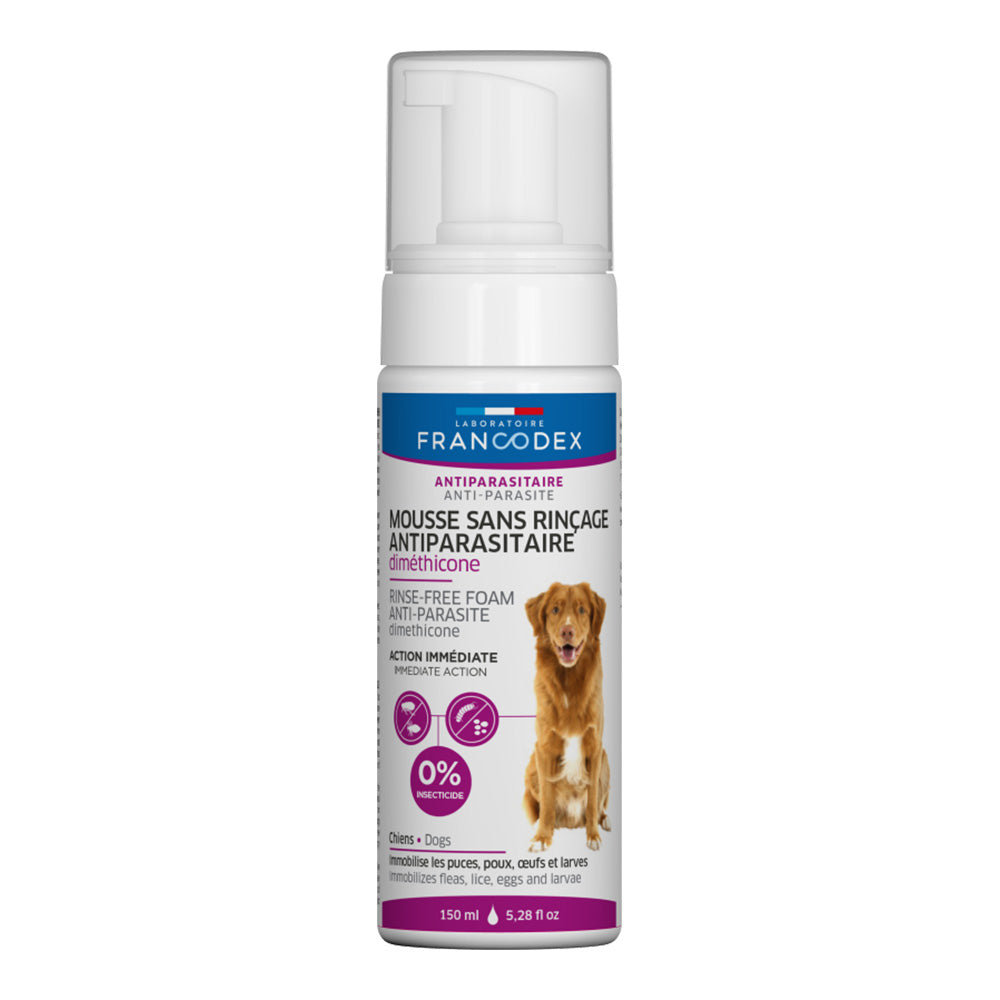 Francodex Anti-Parasite Dimethicone tick foam 150ml/date 12/24
