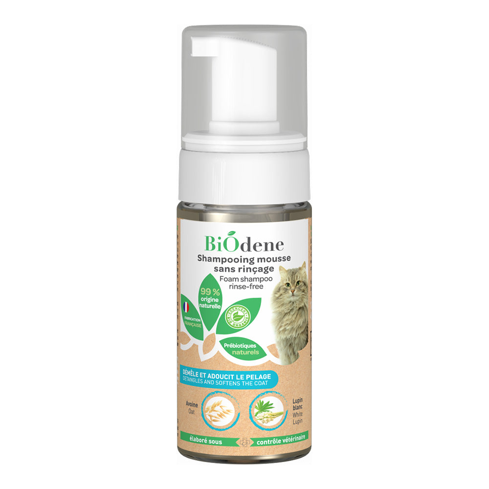 Francodex Biodene dry shampoo for cats, 99% natural product