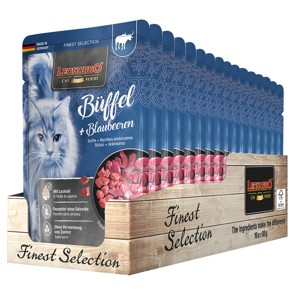 Leonardo Buffalo + Blueberries 85g, 16pcs/box