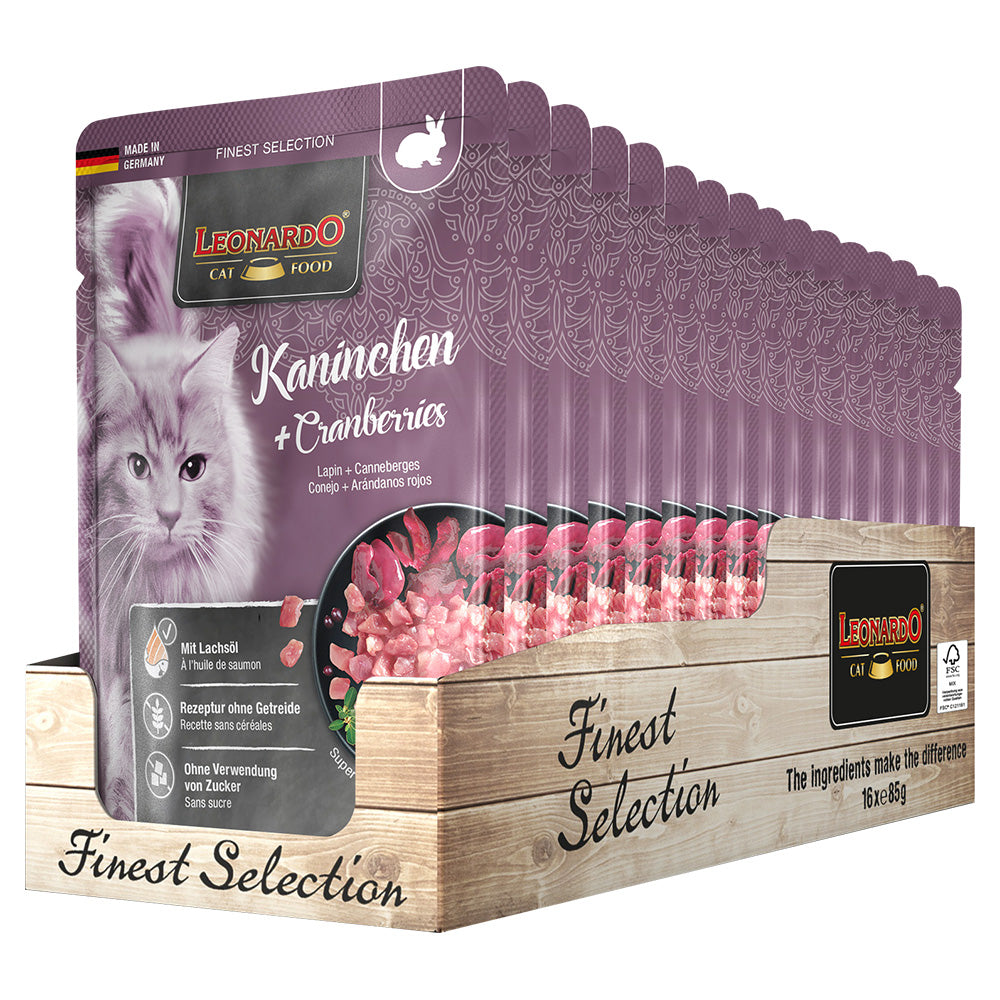 Leonardo Rabbit & Cranberries 85g, 16pcs/box