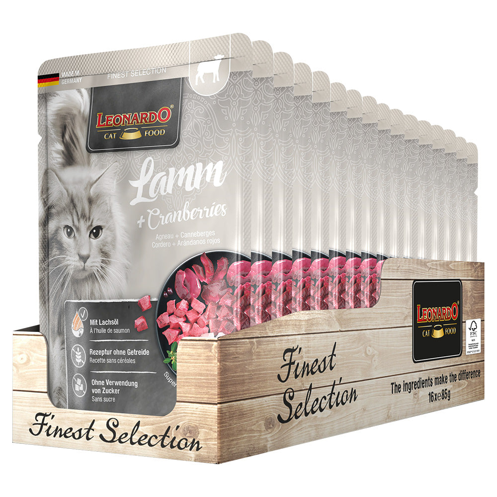 Leonardo Lamb & Cranberries 85g, 16pcs/box