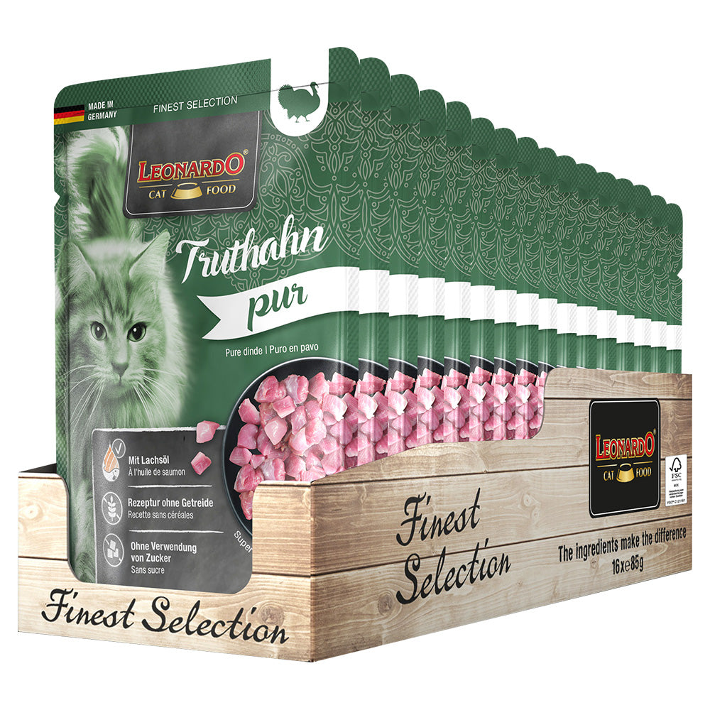 Leonardo Pure Turkey 85g, 16pcs/box