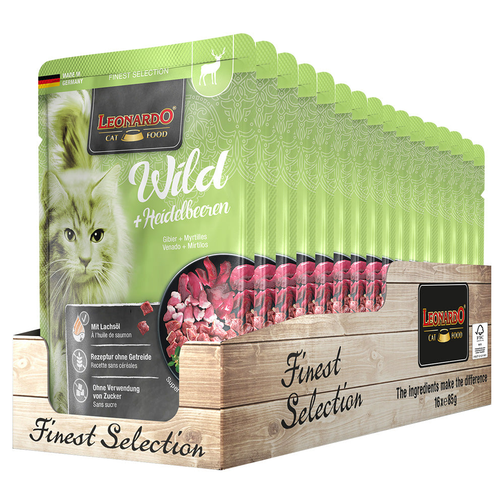 Leonardo Wild + Blueberry 85g, 16pcs/box