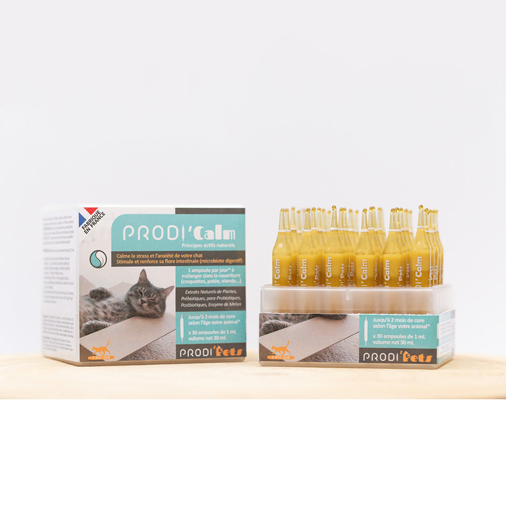 Prodi'Calm Cat against stress and anxiety probiotics and plant extracts