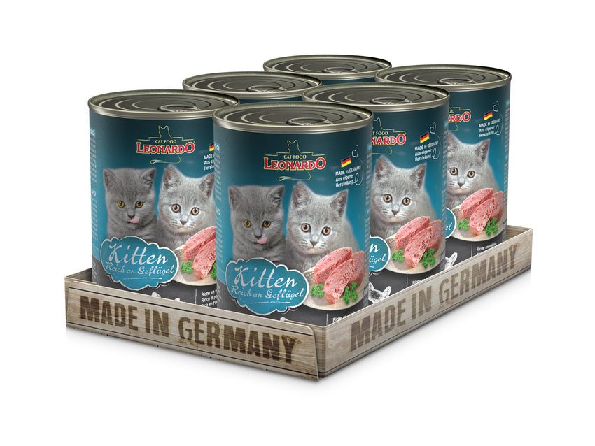 Leonardo Kitten Rich in Poultry 6kpl/LEVY