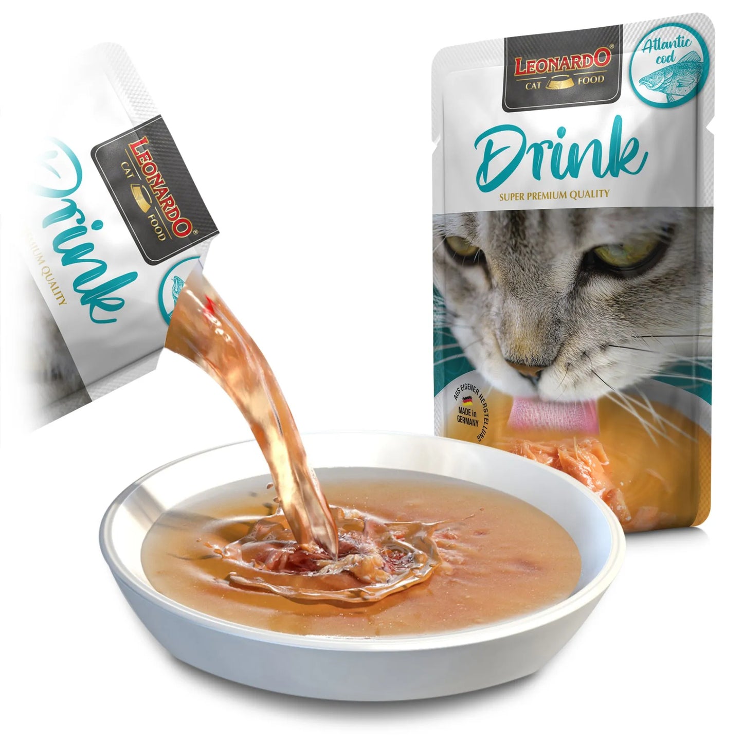 Leonardo Drink Atlantic Cod 40g, 20kpl/laatikko