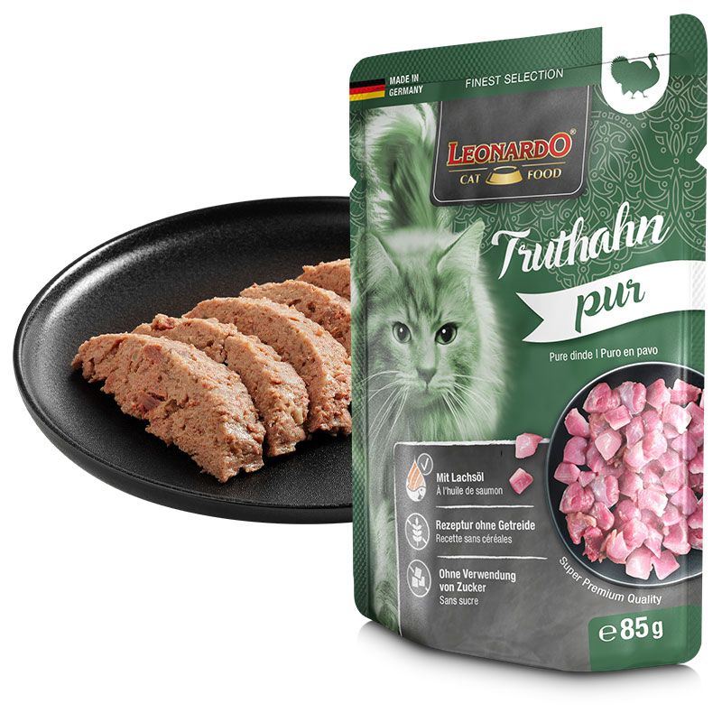 Leonardo Pure Turkey 85g, 16kpl/laatikko