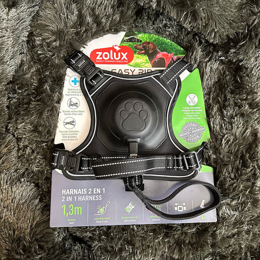 Zolux Easyride harness with retractable leash