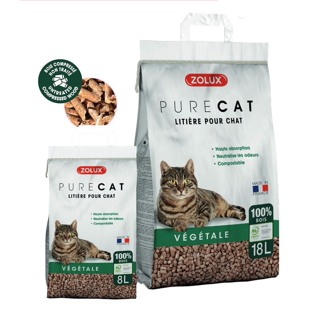 Zolux Purecat wood litter 30L