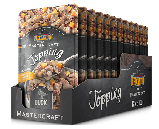 Belcando Mastercraft Topping: Ankkaa ja bataattia 100g, 12kpl/laatikko