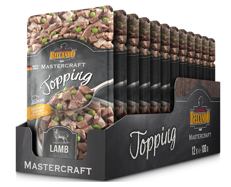 Belcando Mastercraft Topping: Lamb and Peas 100g, 12pcs/box