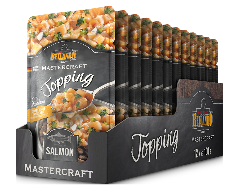 Belcando Mastercraft Topping: Salmon and broccoli 100g, 12pcs/box