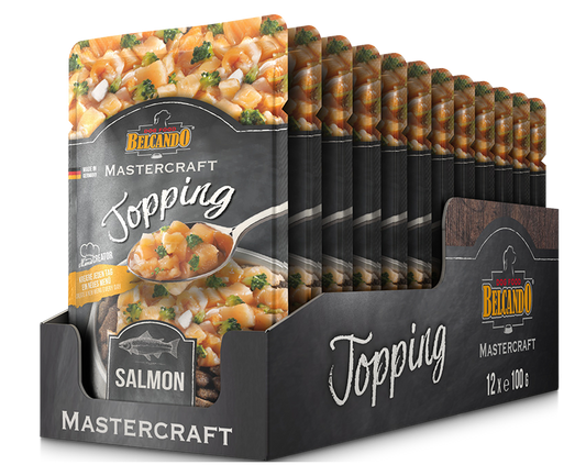 Belcando Mastercraft Topping: Lohta ja parsakaalia 100g, 12kpl/laatikko