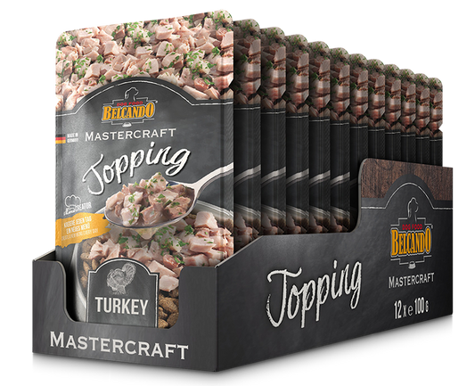 Belcando Mastercraft Topping: Kalkkunaa ja persiljaa 100g, 12kpl/LAATIKKO