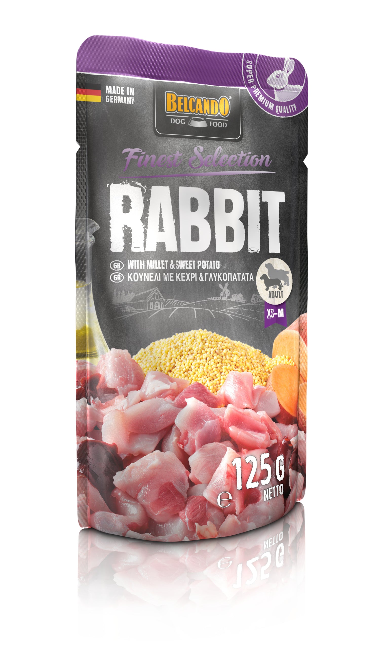 Belcando Rabbit, millet and sweet potato 125g/12pcs BOX