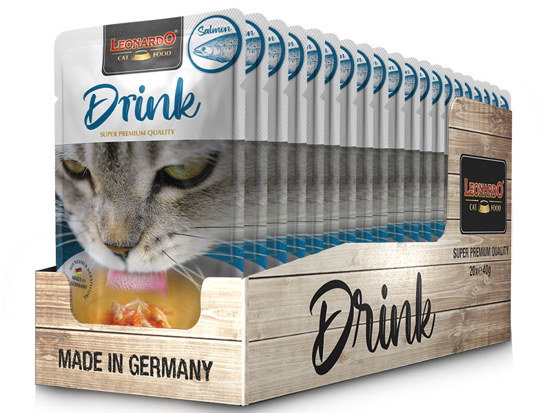 Leonardo Drink with Salmon 40g, 20pcs/box