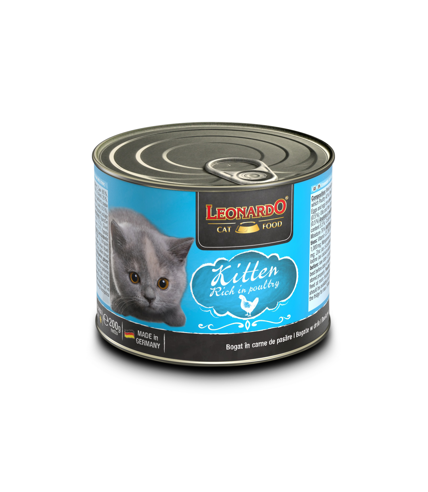 Leonardo Kitten Rich in Poultry 6kpl/LEVY