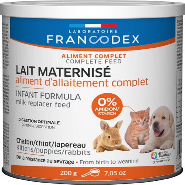 Francodex Infant Formula Milk koirille, kissoille ja kaneille