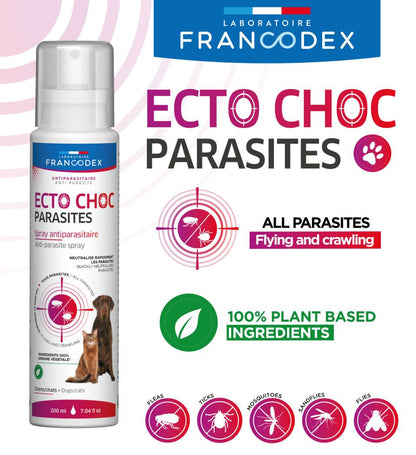 Francodex Ectochoc vaahto kissoille ja koirille 200ml