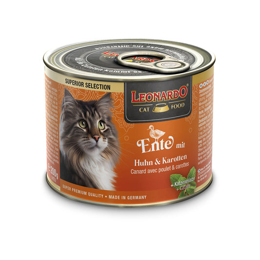 HALLOWEEN Leonardo Superior Duck & chicken +Catmint 6kpl/LEVY