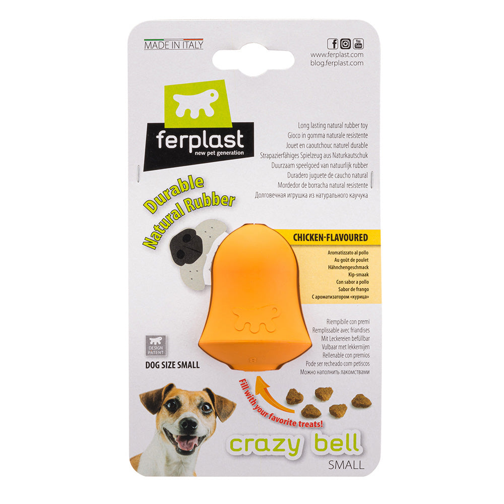 Ferplast Crazy Bell, voidaan täyttää herkuilla