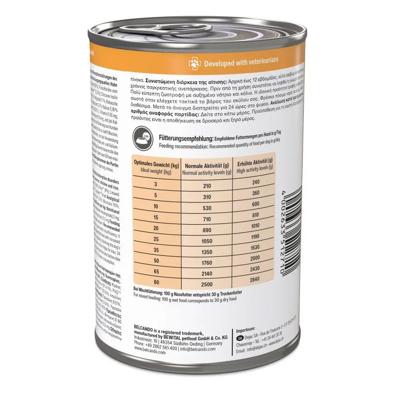 Belcando Vetline Gastro 6kplx400g (levy)