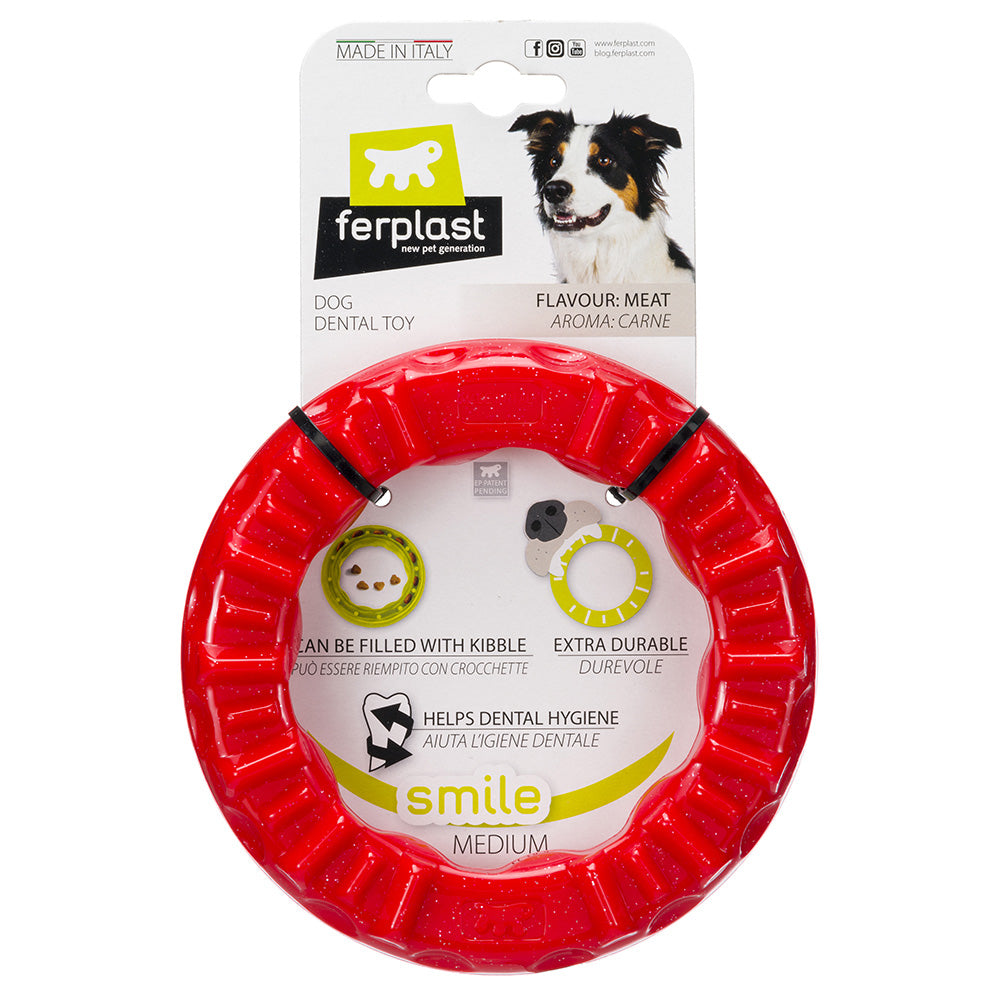 Ferplast Smile rengas, hampaita hoitava lelu