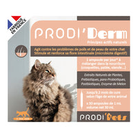 Prodi'Derm Cat apua iho-ongelmiin probiootit ja kasviuutteet