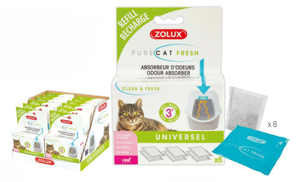 Zolux Purecat Fresh kit kissanvessan raikastin täyttöpakkaus