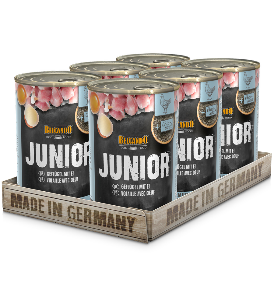 Belcando Junior siipikarjaa ja munia LEVY/6kpl