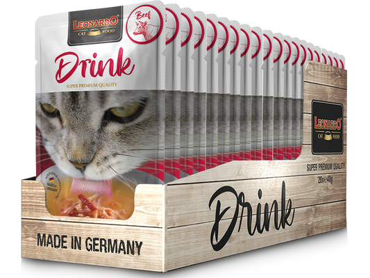 Leonardo Drink with Beef 40g, 20kpl/laatikko